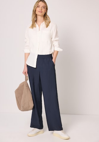 STREET ONE Loose fit Pants in Blue: front