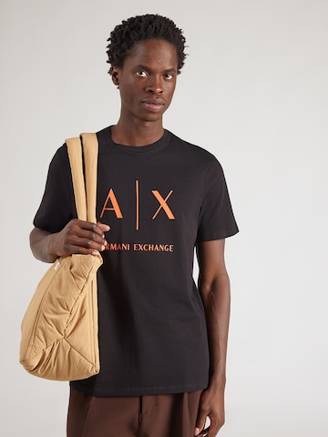 ARMANI EXCHANGE T-Shirt in Schwarz: Vorderseite