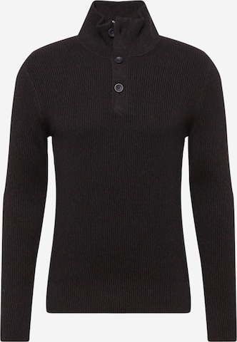 JACK & JONES Sweater 'Perfect' in Brown: front
