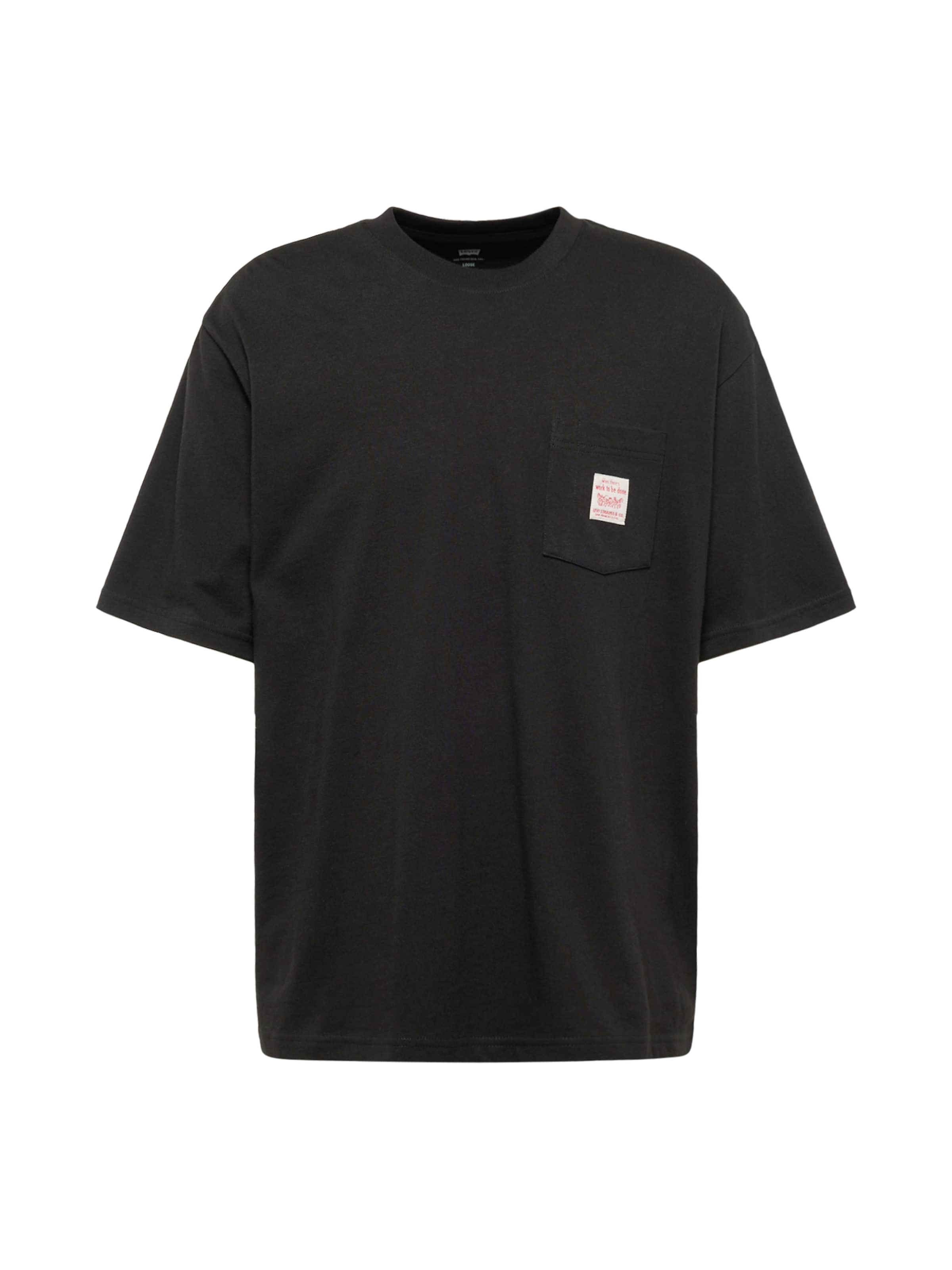 LEVI'S ® Koszulka 'Workwear Tee' w kolorze czarny: przód