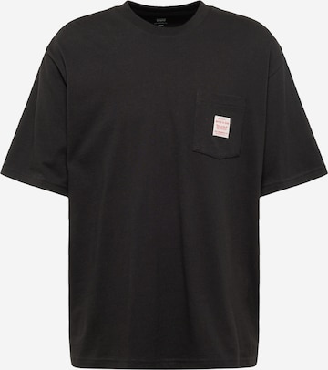 LEVI'S ® Majica 'SS Workwear Tee' | črna barva: sprednja stran