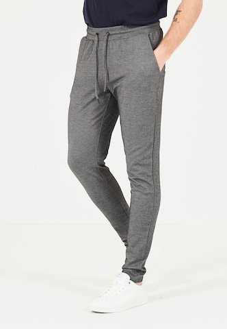 Virtus Tapered Trousers 'ODETTA' in Grey: front