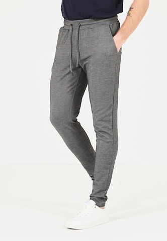 Virtus Tapered Broek 'ODETTA' in Grijs: voorkant