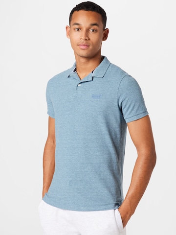 Superdry Shirt in Blauw: voorkant