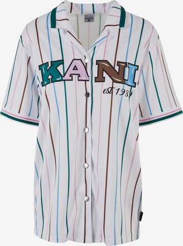 Camicia da donna di Karl Kani in bianco: frontale