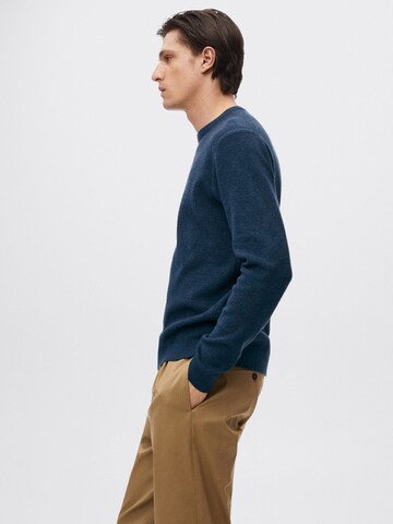 MANGO MAN Pullover 'Antigua' in Blau