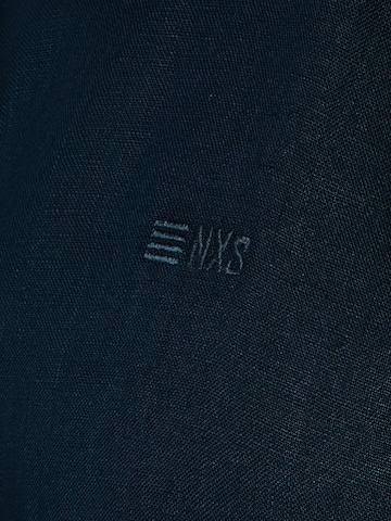 No Excess Regular Fit Hemd in Blau