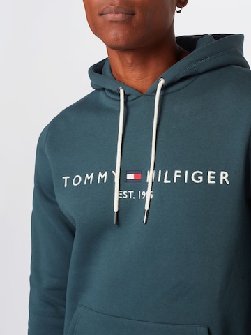 TOMMY HILFIGER Klasický střih Mikina – modrá