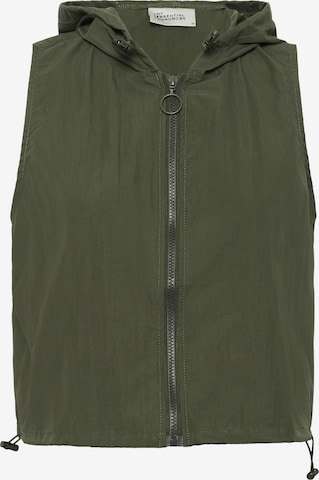 My Essential Wardrobe - Chaleco 'Mulla' en verde: frente