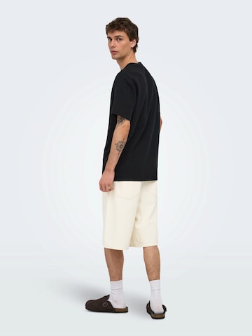 Baggy Jean 'ONSCarl' Only & Sons en beige