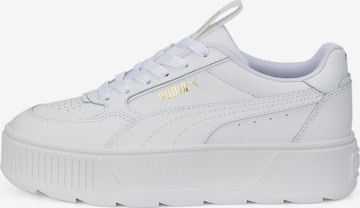 PUMA Platform trainers 'Karmen' in White: front