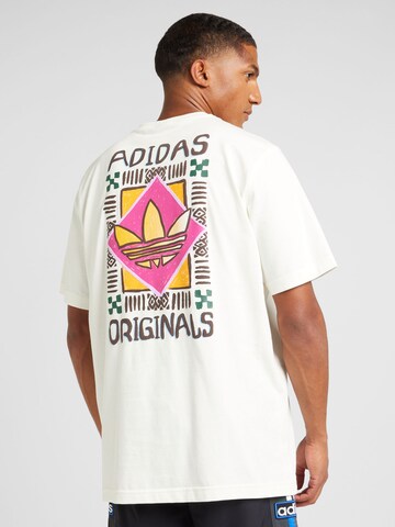 T-Shirt '80s' ADIDAS ORIGINALS en blanc : devant