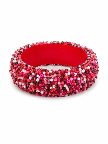 COLLEZIONE ALESSANDRO Bracelet 'Joya' in Red: front