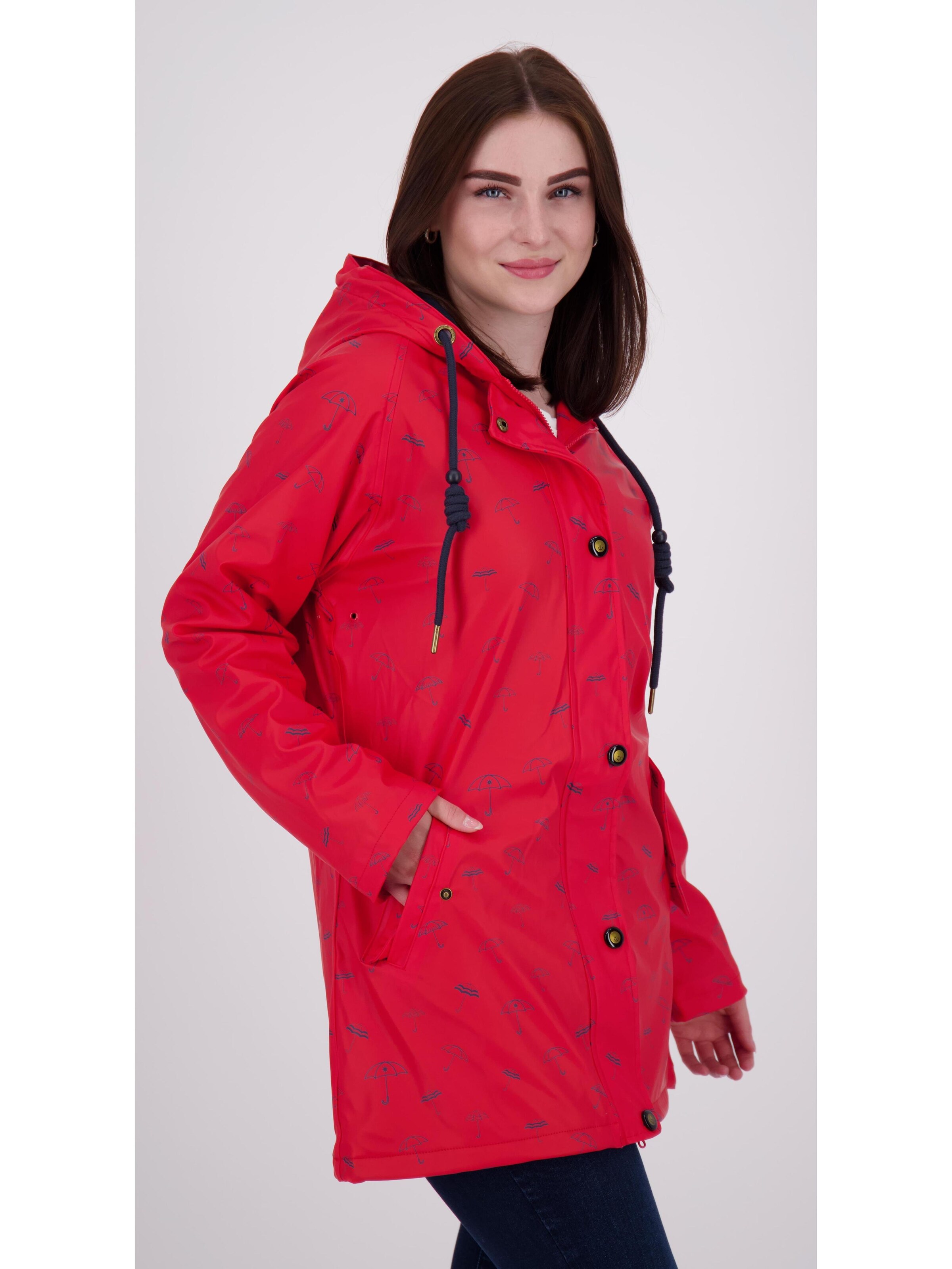 ankerglut Outdoorjacke 'Friesennerz ANKERGLUTMEER'‌‌‌‌‌‌‌‌ in Rot