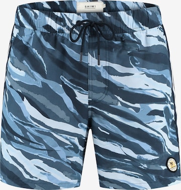 Pantaloncini da bagno di Shiwi in blu: frontale