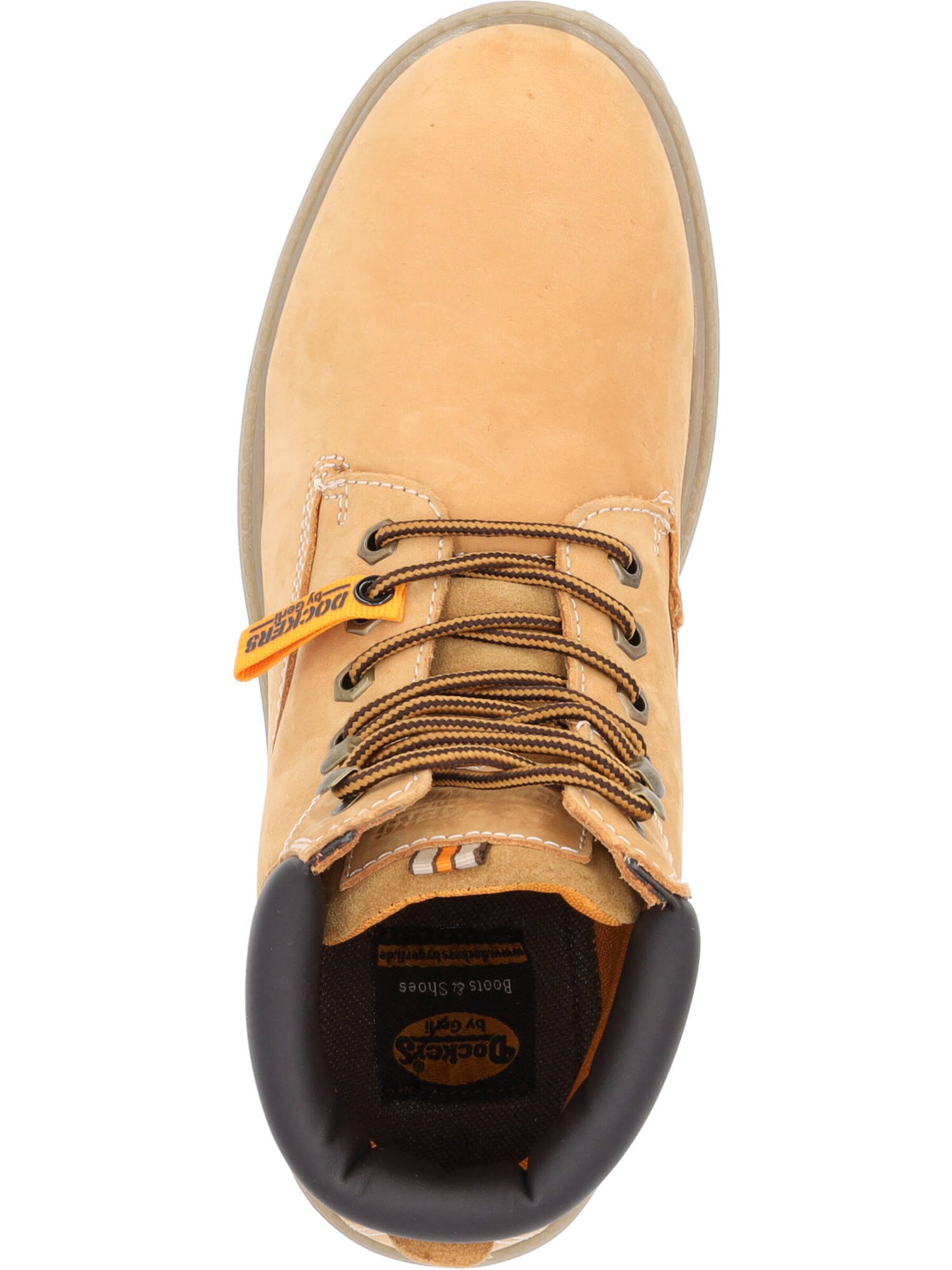 Dockers by Gerli Schnürboots '53AX103' in Gelb