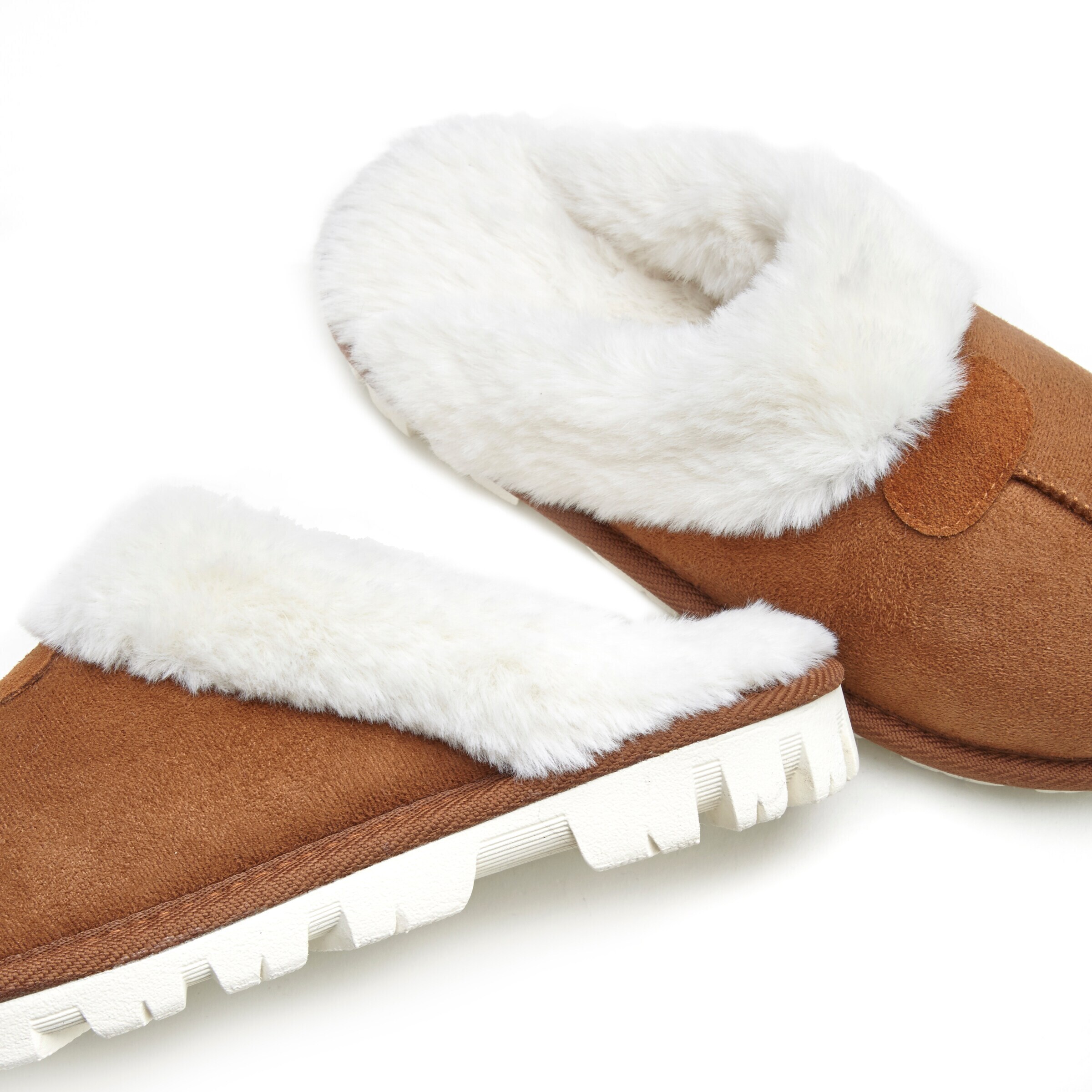 VIVANCE Pantofle – hnědá