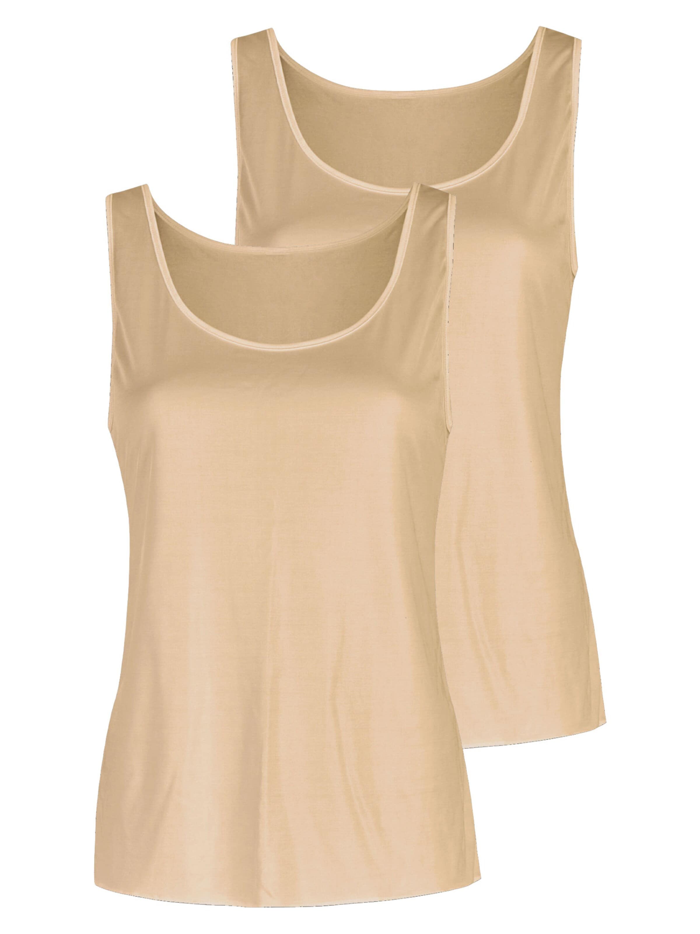 Nina von C. Undershirt 'Elegance' in Brown: front