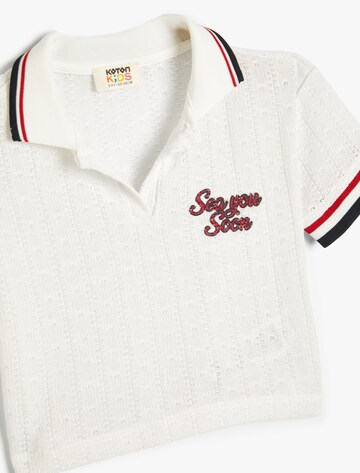 Koton Poloshirt in Weiß