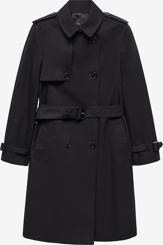 MANGO Between-Seasons Coat 'Polana' in Black: front