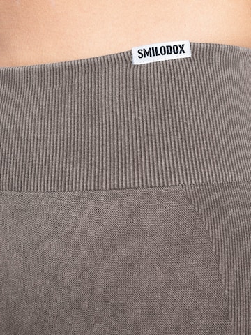 Skinny Leggings ' Batik Scrunch ' Smilodox en marron