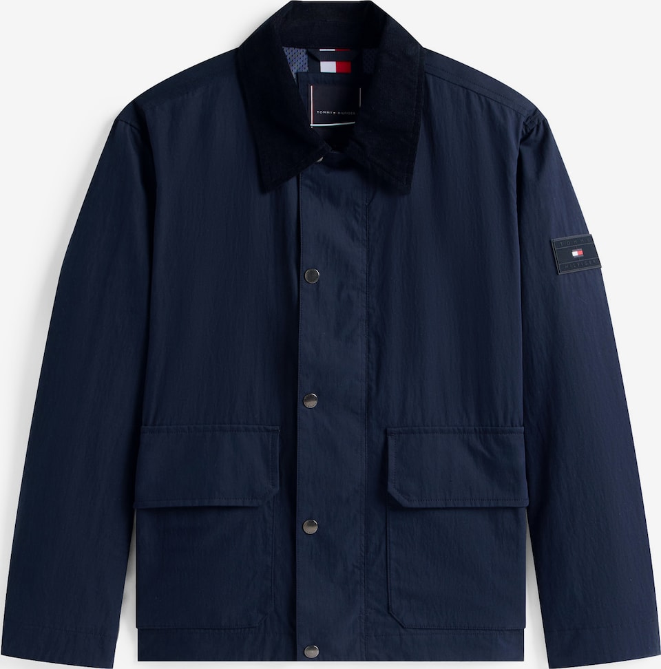 Geacă de primăvară-toamnă de la TOMMY HILFIGER pe albastru: față
