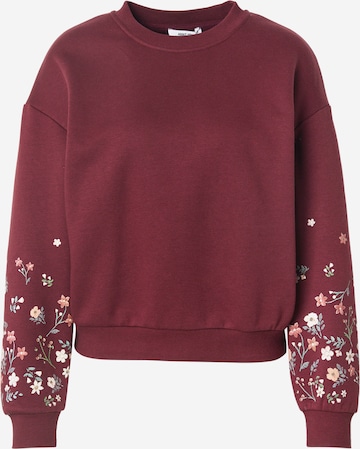 ABOUT YOUSweater majica 'Gitta' - crvena boja: prednji dio