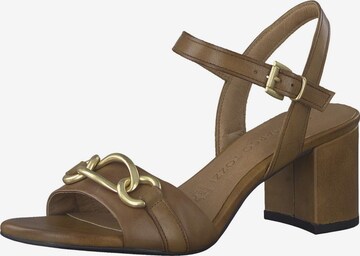 MARCO TOZZI Strap Sandals in Brown: front