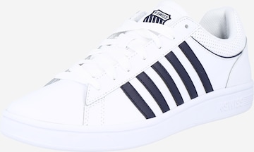 K-SWISS Platform trainers 'Court Winston' in White: front