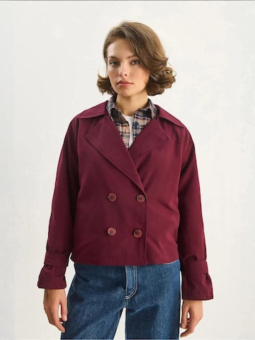 Bianco Lucci Tussenmantel in Rood