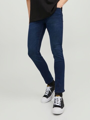 JACK & JONES Slimfit Jeans in Blauw: voorkant