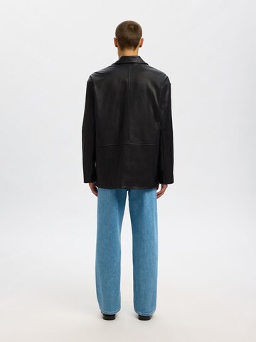 Coupe regular Veste de costume SELECTED en noir