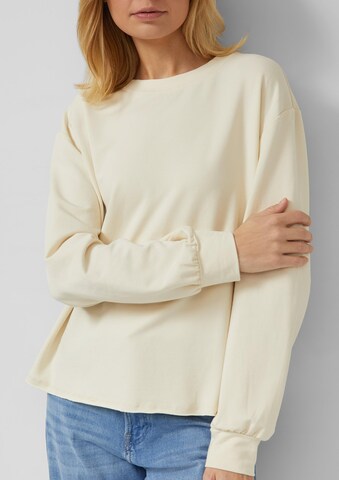 s.Oliver Sweatshirt in Beige