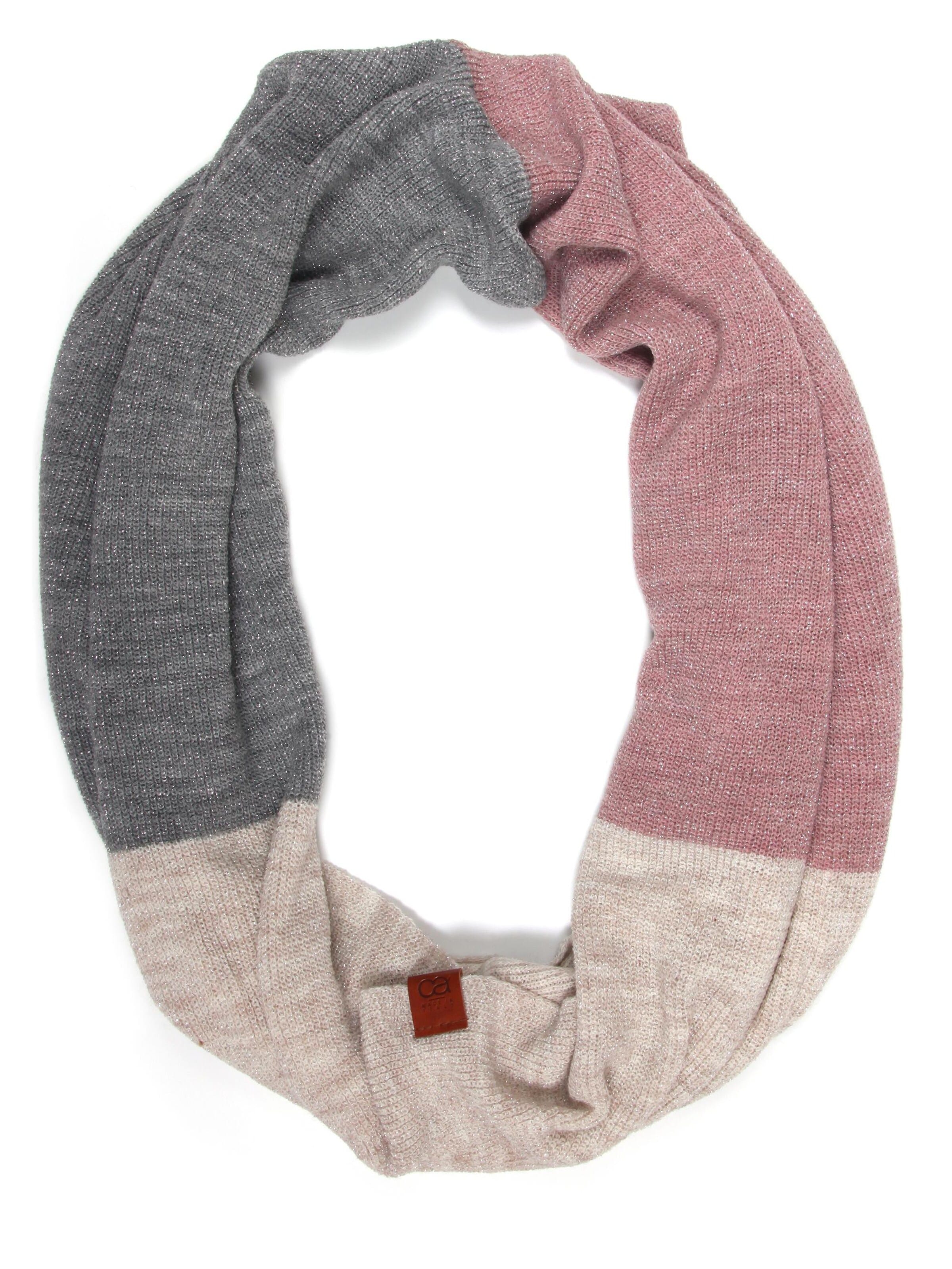 COLLEZIONE ALESSANDRO Schlauchschal 'Bianca'‌‌‌‌‌‌‌‌‌‌ in Pink: Vorderseite