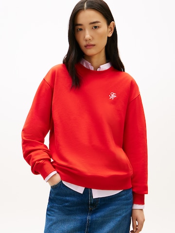 TOMMY HILFIGER Tréning póló - narancs: elől