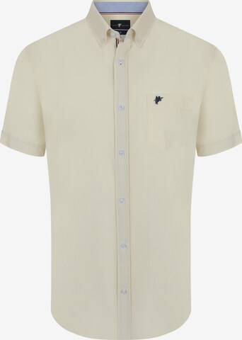 DENIM CULTURE - Camisa 'ARLEN' en beige: frente