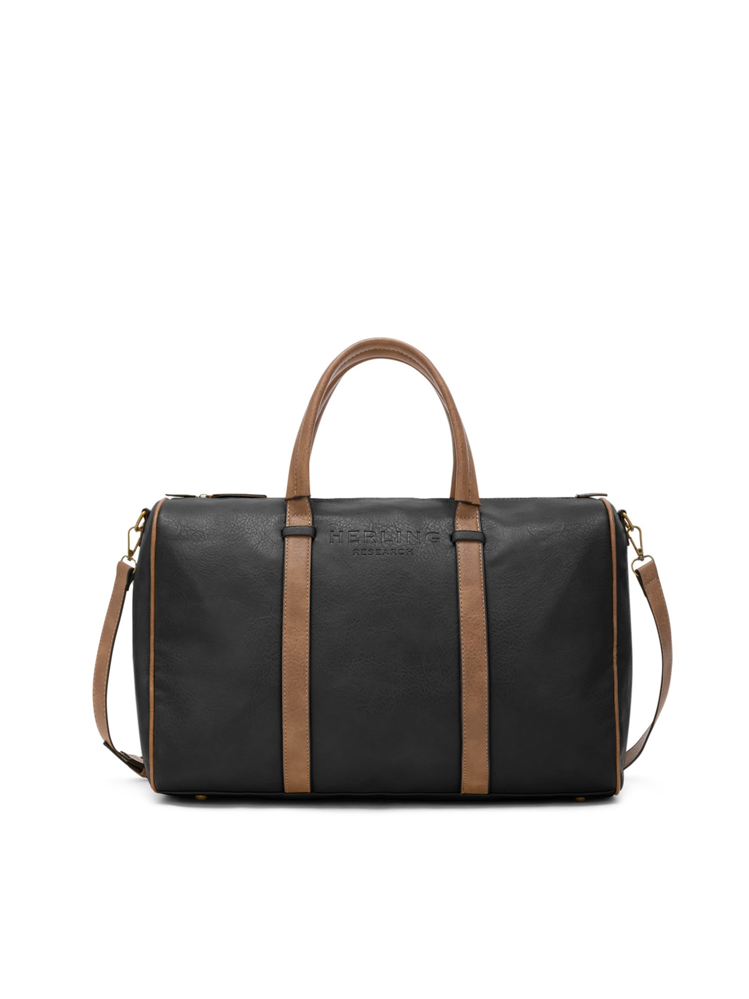Herling Travel Bag 'Nolan' in Black: front