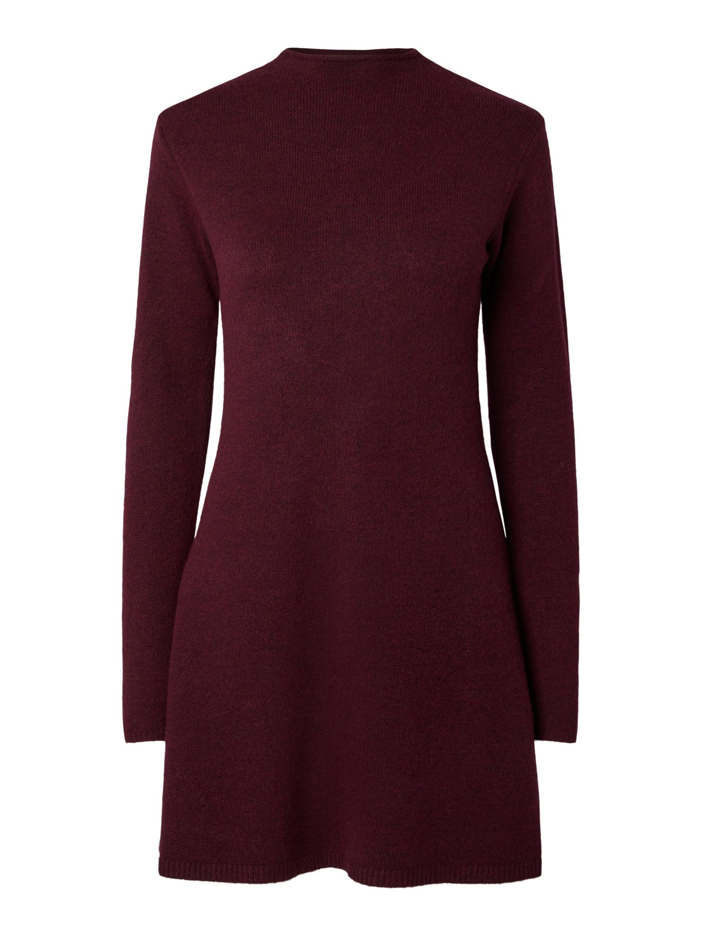 PIECES - Vestido de punto 'PCJunna' en rojo: frente