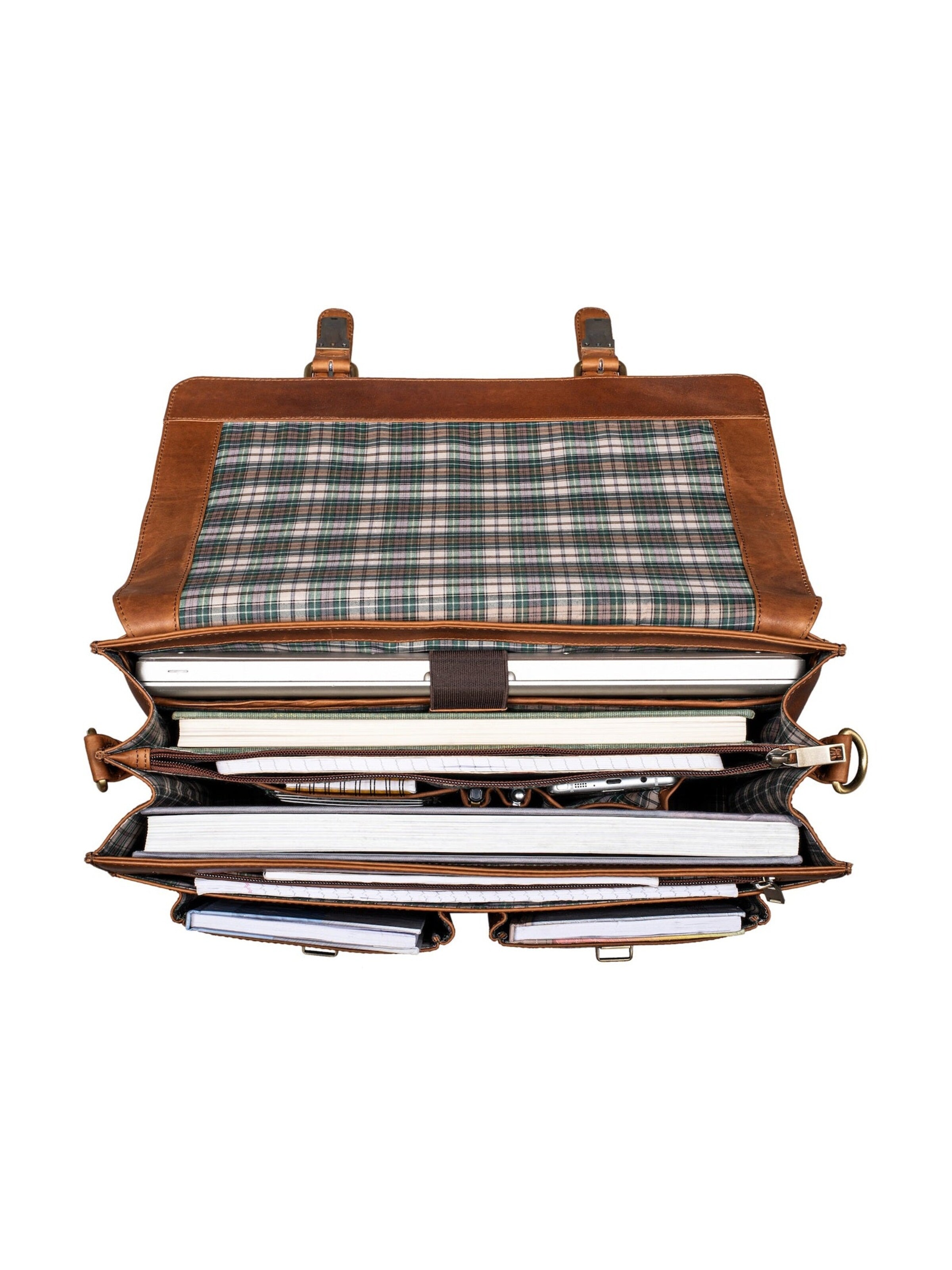 Benthill Briefcase in Brown