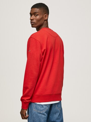 Pepe Jeans Sweatshirt 'Edward' in Rot