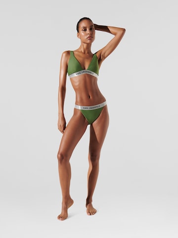 Karl Lagerfeld Bikini hlačke | zelena barva