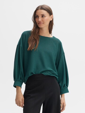 OPUS Sweatshirt 'Ganine' in Green: front