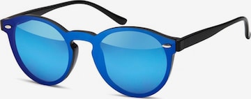 styleBREAKER Sonnenbrille in Blau: Vorderseite