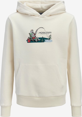Jack & Jones Junior Sweatshirt i hvid: forside