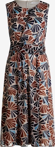 Betty & Co Midikleid ohne Arm in Beige: Vorderseite