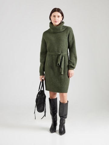 ABOUT YOU Knit dress 'Caren' in Green: front