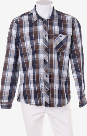 Angelo Litrico Button Up Shirt in L in Blue: front