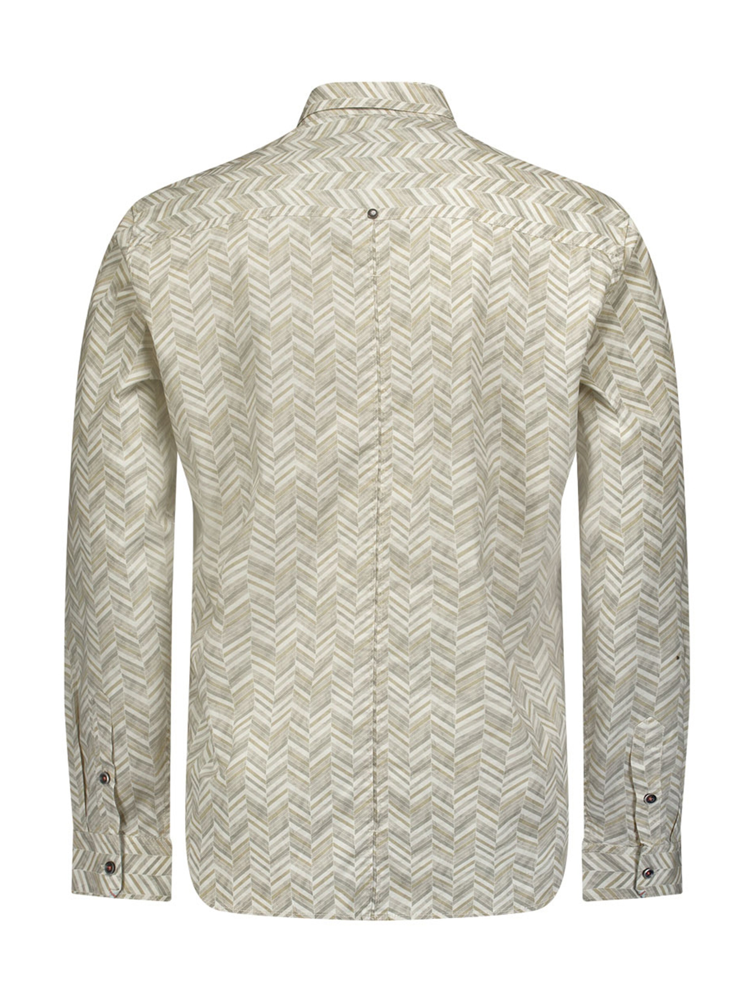 No Excess Regular fit Button Up Shirt in Beige