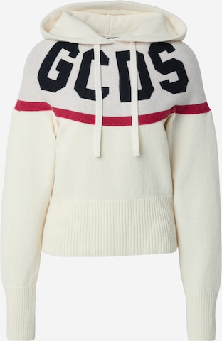 balta GCDS Megztinis: priekis