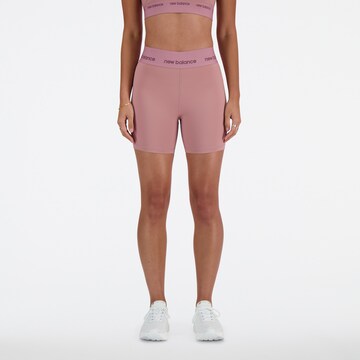 new balance Skinny Sportbroek 'Sleek 5' in Roze: voorkant